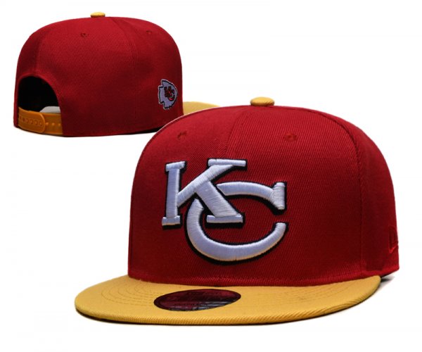 Kansas City Chiefs Red and Yellow Cap