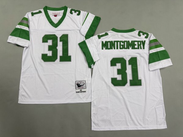 Men's Philadelphia Eagles #31 Wilbert Montgomery White Jersey