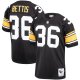Men's Pittsburgh Steelers 1996 Jerome Bettis Mitchell & Ness Black Throwback Retired Player Jersey