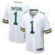 Men's Green Bay Packers #1 Micah Parsons Nike White Game Player Jersey