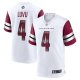 Men's Nike #4 Frankie Luvu White Washington Commanders Game Jersey