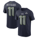 Men's Seattle Seahawks Jaxon Smith-Njigba Nike College Navy Super Bowl LX Patch T-Shirt