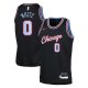 Youth Chicago Bulls #0 Coby White Nike Black 2025/26 City Edition Swingman Jersey