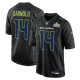 Men's Seattle Seahawks Sam Darnold Nike Black Super Bowl LX Patch Carbon Fashion Game Jersey