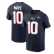 Men's New England Patriots Drake Maye Nike Navy Super Bowl LX Patch T-Shirt