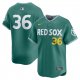 Men's Boston Red Sox #36 Triston Casas Nike Green 2025 City Connect Player Jersey