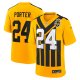Men's Pittsburgh Steelers #24 Joey Porter Jr. Nike Gold Alternate 1933 Throwback Game Jersey