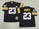 Men's Pittsburgh Steelers #23 Mike Wagner Black Jersey