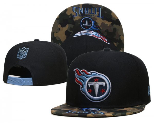 Tennessee Titans Black and Camouflag Cap