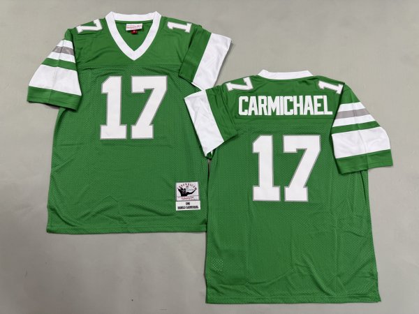 Men's Philadelphia Eagles #17 Harold Carmichael Green Jersey