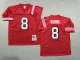 Men's #8 Steve Young San Francisco 49ers Red Jersey
