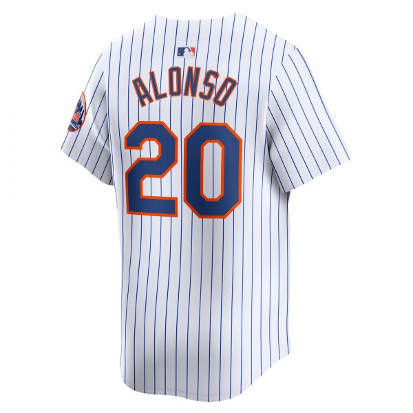 Youth New York Mets Pete Alonso Nike White Home Limited Player Jersey