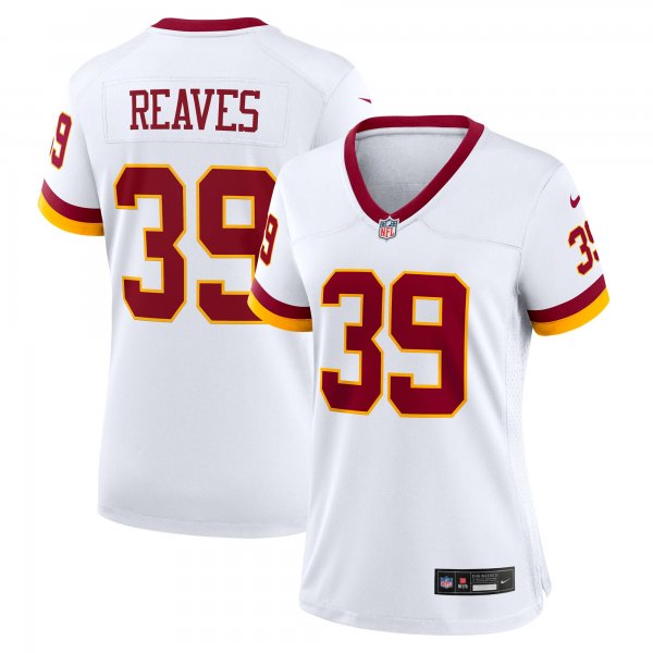 Women's #39 Jeremy Reaves Washington Commanders Nike Game Super Bowl Era White Jersey