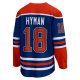 Men's Edmonton Oilers Zach Hyman Fanatics Royal Home Breakaway Player Jersey