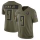 Men's #9 Michael Penix Jr. Atlanta Falcons Nike 2025 Salute to Service Limited Olive Jersey