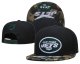New York Jets Black Camouflage Cap