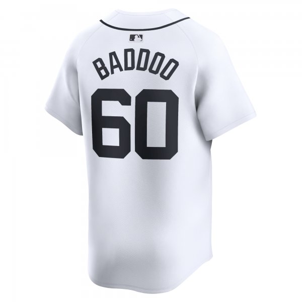 Men's Detroit Tigers Akil Baddoo Nike White Home Limited Player Jersey