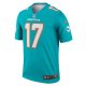 Men's Miami Dolphins Jaylen Waddle Nike Aqua Legend Jersey