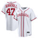 Men's Canada Baseball Cal Quantrill Nike White 2026 World Baseball Classic Home Stadium Jersey
