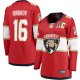 Women's #16 Aleksander Barkov Florida Panthers 2025 Stanley Cup Champions Breakaway Red Jersey