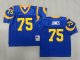 Men's Los Angeles Rams #75 Ernest Jones Royal Mitchell & Ness Jersey