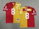 Men's #8 Steve Young San Francisco 49ers Red and Yellow Jersey