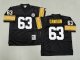 Men's Pittsburgh Steelers #63 Dermontti Dawson Black Jersey