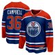Men's Edmonton Oilers Jack Campbell Fanatics Royal Home Breakaway Player Jersey