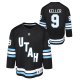 Youth Utah Mammoth #9 Clayton Keller Black Alternate Replica Player Jersey