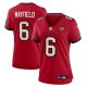 Women's Tampa Bay Buccaneers #6 Baker Mayfield Nike Red 50th Anniversary Game Jersey