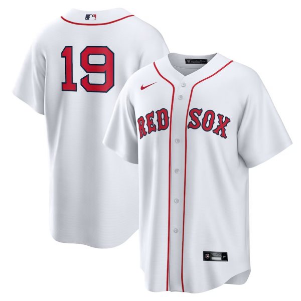 Men's Boston Red Sox #19 Roman Anthony Nike White Home Replica Jersey