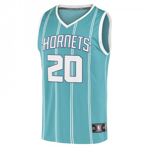 Men's Charlotte Hornets Gordon Hayward Fanatics Teal Fast Break Replica Jersey - Icon Edition