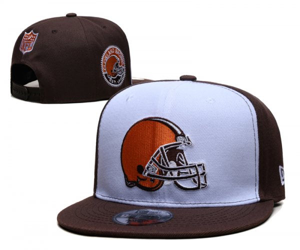 Cleveland Browns Brown and White Cap