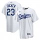 Men's Los Angeles Dodgers #23 Kyle Tucker Nike White Home Replica Jersey
