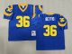 Men's Los Angeles Rams #36 Jerome Bettis Royal Mitchell & Ness Jersey