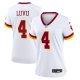 Women's #4 Frankie Luvu Washington Commanders Nike Game Super Bowl Era White Jersey