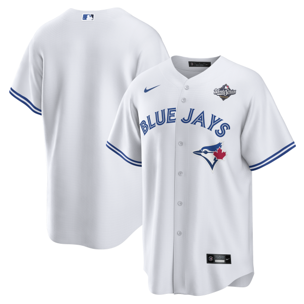 Men's Toronto Blue Jays Nike White 2025 World Series Home Big & Tall Jersey