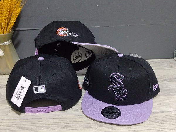 Chicago White Sox Black and Purple Cap