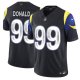 Men's Los Angeles Rams #99 Aaron Donald Black Rivalries Collection F.U.S.E. Vapor Limited Stitched Jersey