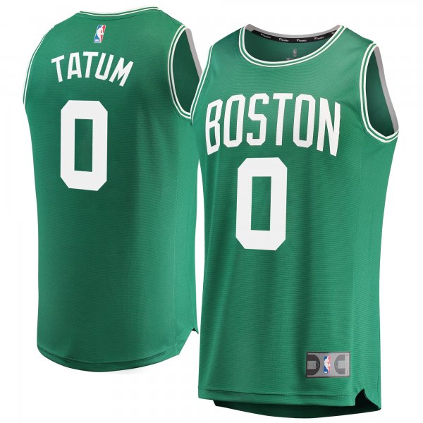Youth Boston Celtics Jayson Tatum Fanatics Green Fast Break Replica Jersey - Icon Edition