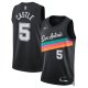 Men's Unisex San Antonio Spurs #5 Stephon Castle Nike Black 2025/26 Swingman City Edition Jersey
