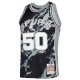Men's San Antonio Spurs David Robinson Mitchell & Ness Black 1998/99 Hardwood Classics Marble Swingman Jersey