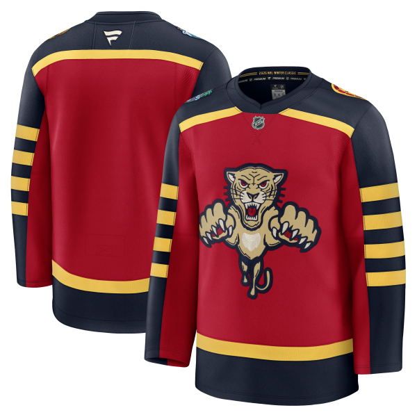 Men's Florida Panthers Fanatics Red 2026 NHL Winter Classic Premium Jersey