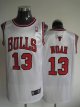 Men's Chicago Bulls #13 Joakim Noah Stitched White NBA Jersey