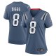 Women's #8 Stefon Diggs New England Patriots Nike 2025 Rivalries Collection Game Storm Blue Jersey