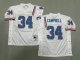 Men's #34 Earl Campbell Tennessee Titans White Jersey