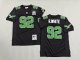 Men's Philadelphia Eagles #92 Reggie White Black Jersey